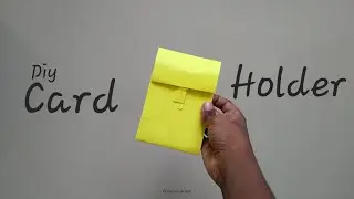 Diy Paper Origami Card holder | Full tutorial video | Paper craft | Creative Aryan 