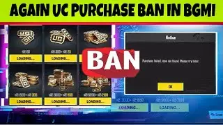 KRAFTON BAN in GAME purchasing | Why Can&rsquo;t You Buy UC in BGMI?