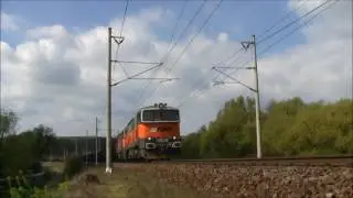 Vlaky Otrokovice Železničn&iacute; most 14.4.2017 [Full HD]