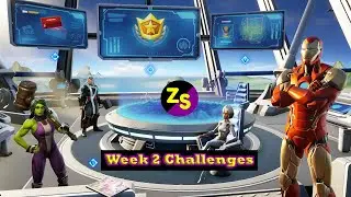 Fortnite (Week 2 Challenges and Wolverine loading screen)
