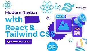 Modern Navbar with React & Tailwind CSS | Step-by-Step Tutorial