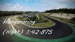 아세토코르사 컴페티치오네 Assetto Corsa Competizione Hungaroring (night) 1:42.875