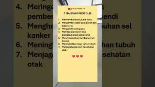 7 manfaat propolis | suami istri bahagia #shorts