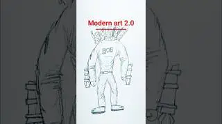 Titan speaker man drawing #Modern art 2.0 #drawing #amazing
