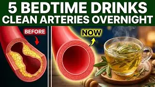 5 Bedtime Drinks That Normalize High Blood Pressure & Clean Arteries Overnight