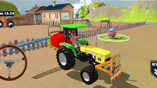 Indian Tractor Driving GameChallenge | Farming Simulator Game
