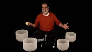 Accessing Inner Wisdom 4-Bowl Crystal Set (#FMJ040) - Example - Unlimited Singing Bowls