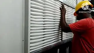 #ahuFilter #airconditioning filter #ductingwork #forAirSystems Ahu ka filter kaise lagaya jata hai