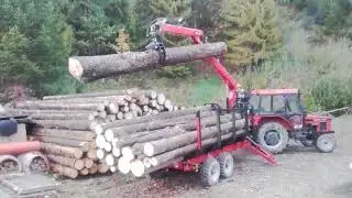 Domáca výroba vyvážačky dreva/ Homemade Forestry Trailer