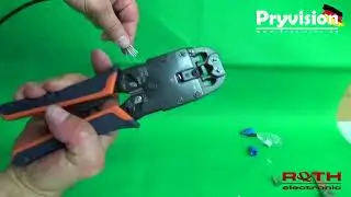 RJ45 Stecker CAT-6 Kabel U/UTP Netzwerk Crimpzange Netzwerk Tester