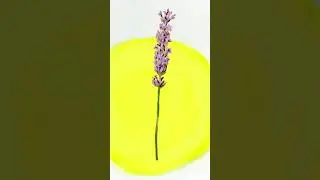 Lavender Sprigs #gardenart #digitalart #procreate