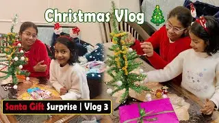 Christmas Vlog 🎄 | Anushree ne Christmas Tree Decor kiya 🎁 | Santa Gift Surprise | Vlog 3