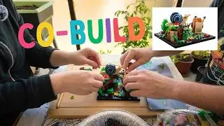 🐌 Relaxing & Fun Friendly Snails Lego Set Co-build Multi-speed Timelapse / DJI Pocket 3