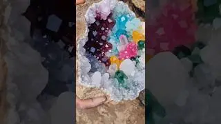 Mysterious 7-Color Crystal Found Inside Massive Volcanic Rock 💎 Nature&rsquo;s Secret