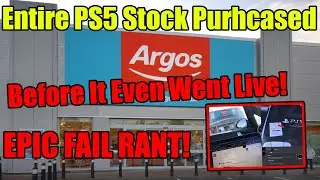 Scalpers Buy Entire Argos PS5 Stock Before It Even Goes Live! And They Brag On Twitter