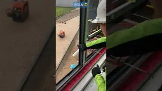 Installation of protective railings on aluminum windows #shorts  #teamwork