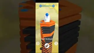Stack ball level 54 #shorts