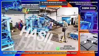 ESIN CETAK PAVING / BATAKO / KANSTIN DESIGN TERBARU INDONESIA Super Sonic Machinery +62.811313603 .