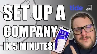 SET UP A COMPANY AND BANK ACCOUNT WITH TIDE IN JUST 5 MINUTES!
