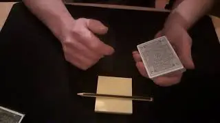 A Double Prediction Card Trick. Card Mat Tutorials.