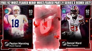 FREE 92 MOST FEARED HERO! MOST FEARED PART 2! SERIES 3 REDUX PLAYERS! | MADDEN 20 ULTIMATE TEAM