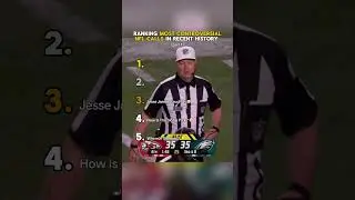 Ranking Most Controversial NFL Calls in Recent History  #ranking #nfl #controversialnews #crazy