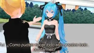 [MMD] -El Verdadero Culpable -Len x Miku- Trailer (Teaser sub Español)