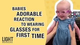 Babies Adorable Reaction to Wearing Glasses for the First Time