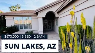 Homes For Sale Sun Lakes, Arizona $670,000, 2,846 Sqft, 3 Beds, 2 Baths (55+ Adult Community)