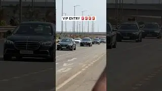 VVIP CONVOY ENTRY IN MUMBAI #SHORTS#INDIA#Car#mercedes