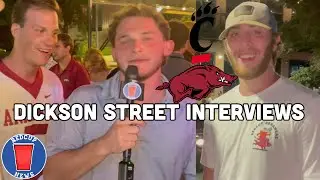#19 Arkansas Beats #23 Cincinnati - Dickson Street Postgame Interviews