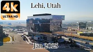 Lehi, Utah in 4K Drone | Adobe Campus, Porsche, Cabela&rsquo;s & Traverse Mountain Aerial Tour