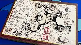 Издание художника Marvel Herb Trimpe Incredible Hulk IDW Artisan Edition Gallery Treasury Artifact HC