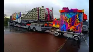 Montage jour 1 fête foraine Cherbourg 2018