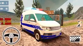 Hospital Ambulance Driver Game - Offroad Ambulance Driving Android gameplay