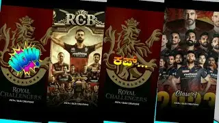 Kannada IPL RCB status video editing alight motion video..❤🏆