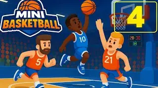 MINI BASKETBALL | MOBILE GAME | ONLINE GAMES | PART 4 | SLIPPERY FINGERS MADE  ME LOSE (NO BRAG)
