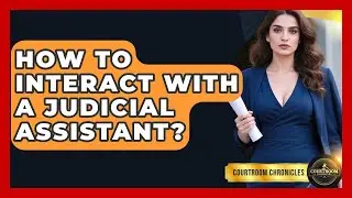 How To Interact With A Judicial Assistant? - Courtroom Chronicles
