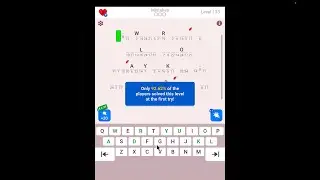 Cryptogram: The Solution For Level 133! - Step by Step Word Brain Puzzle