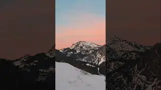 Pov you catch the sunset from Summit at Snoqualmie...#nature #outdoors #snowboarding #skiing