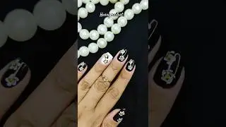 Easy nail art with safty pin #nailart #simplenails #youtubeshorts #shorts #naildesign