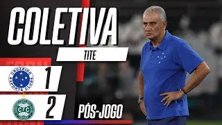 CRUZEIRO 1 X 2 CORITIBA: TITE FALA AO VIVO APÓS DERROTA NO BRASILEIRÃO