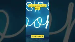 customized Neon sign contract no 9999665676 #new #neonsign #gift #modi