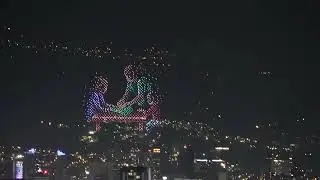 Show completo de drones del Festival de luz de Costa Rica -diciembre 2025