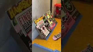 DIY FINGERBOARD SKATEPARK! 🛹🔥 #shorts