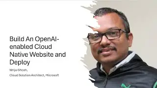 Open AI Build and Deploy Cloud Native Websites