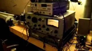 Gravity wave detection by a fiber optic laser system