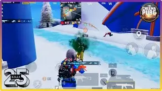 25 KILLS!😍 BEST AGGRESSIVE RUSH GAMEPLAY in NEW  FROSTY FUNLAND MODE🔥PUBG MOBILE