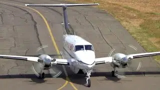 Beechcraft 200 Super King Air | F-GJFA | Short Landing at Nancy Essey Airport