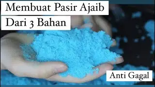 #mainbarengzeva 1 - Cara Membuat Pasir Ajaib Dari Tepung Beras - DIY Mainan Anak Montessori